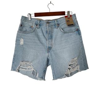 501 Levi burmuda jorts distressed